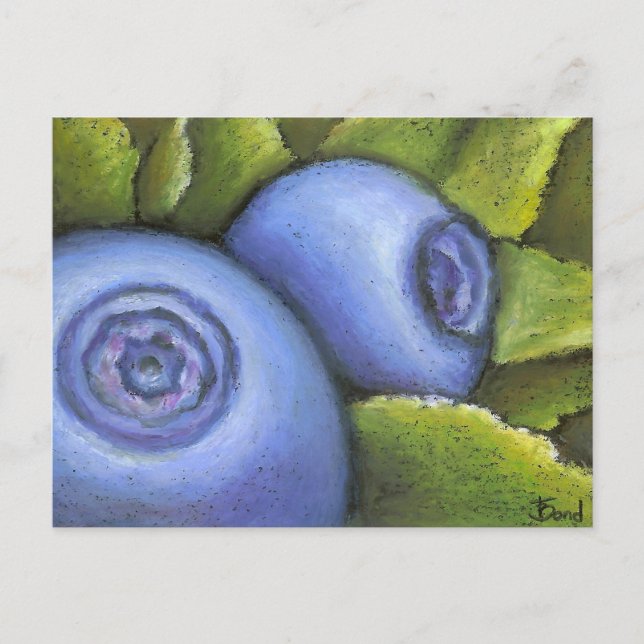 Postal Delicious Blueberries (Anverso)