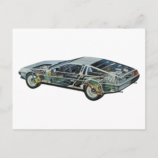 Postal DeLorean (Anverso)