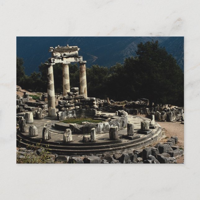 Postal Delphi, Grecia (Anverso)