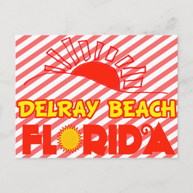 Postal Delray Beach, Florida (Anverso)