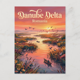 Postal Delta del Danubio Rumania