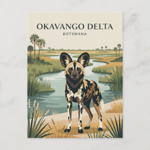 Postal Delta del Okavango Botsuana