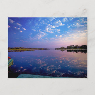 Postal Delta del río Okavango Vista Botswana África