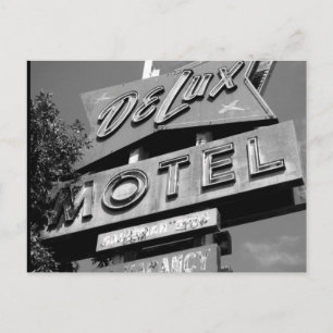 Postal Delux Motel Postcard