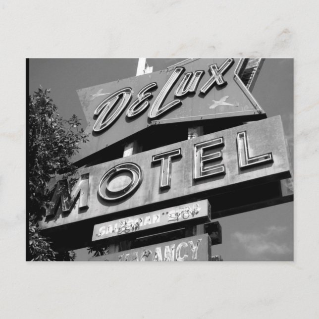 Postal Delux Motel Postcard (Anverso)
