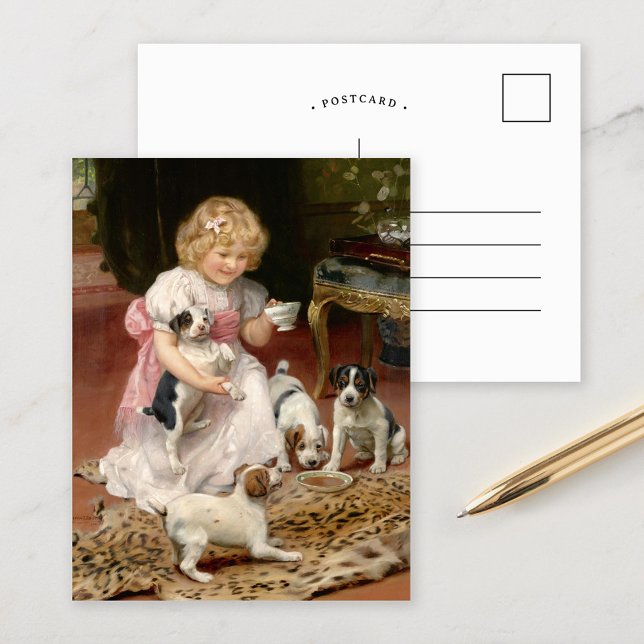 Postal Demasiado caliente | Arthur John Elsley (Subido por el creador)