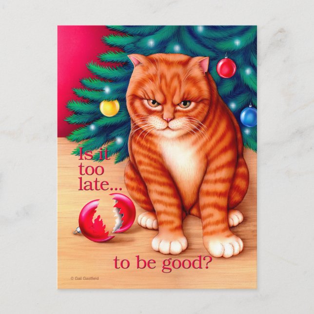 Postal Demasiado tarde (Anverso)