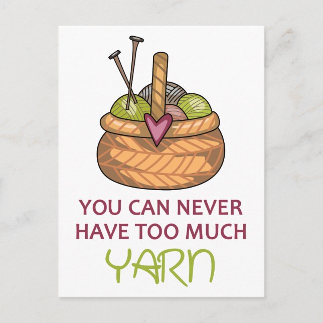 Postal Demasiado yarn (Anverso)