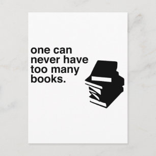 Postal demasiados libros