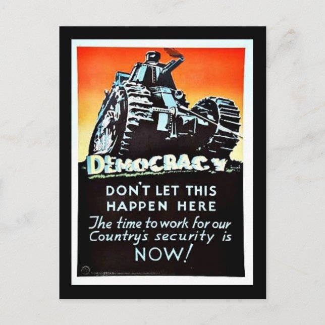 Postal Democracia (Anverso)