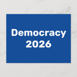 Postal Democracia 2026 Elecciones de mitad de período