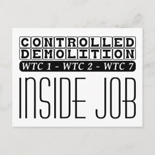 Postal Demolición Controlada Edificio 7 del WTC Trabajo I