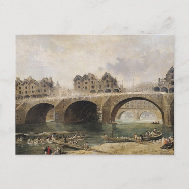 Postal Demolición de las casas (Anverso)