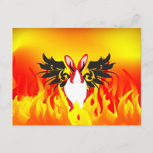 Postal demonio (Anverso)