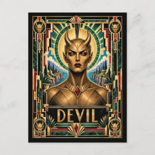Postal Demonio, Art Deco Mitológico
