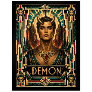 Postal Demonio, Art Deco Mitológico