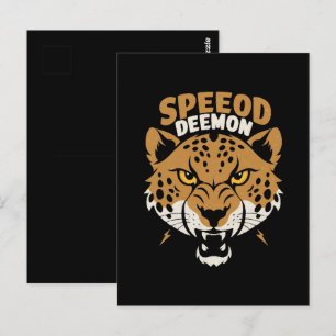 Postal Demonio de la Velocidad