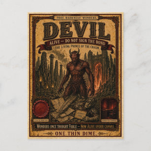 Postal Demonio, Monstruo de Circo Antiguo