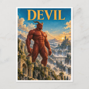 Postal Demonio, Monstruo de Fantasía Gótica