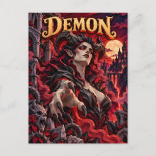 Postal Demonio, Monstruo de Recorte de Papel