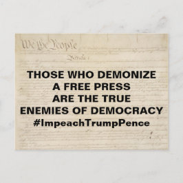 Postal Demonizar un verdadero enemigo de la democracia pa