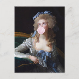 Postal Demure with Pink Bubble Gum