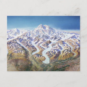 Postal Denali (Monte McKinley) Panorama