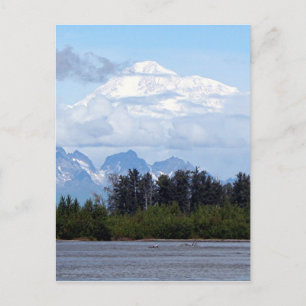 Postal Denali, Mt McKinley, del río, Alaska, EE.UU. 1
