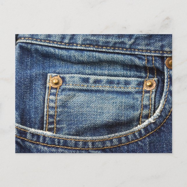 Postal Denim - Blue Jean Pocket (Anverso)