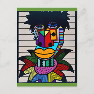 Postal "Dennis Brown" por Ruchell Alexander