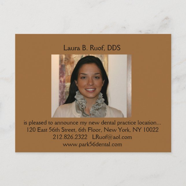 Postal dental de la introducción (Anverso)