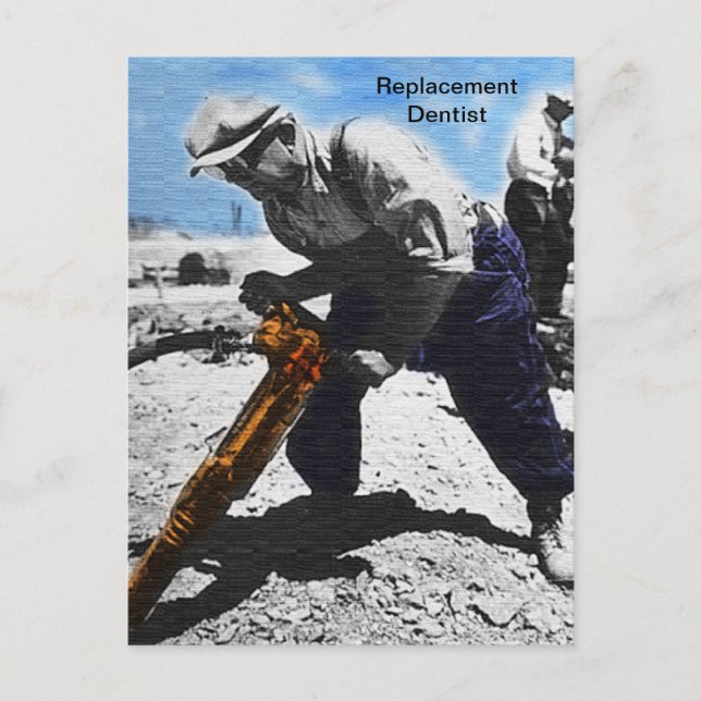 Postal Dentista de reemplazo (Anverso)