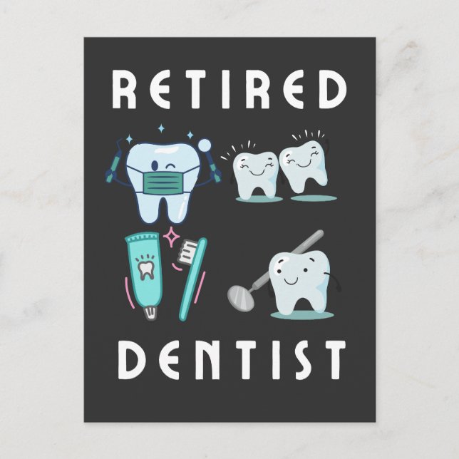 Postal dentista retirado (Anverso)