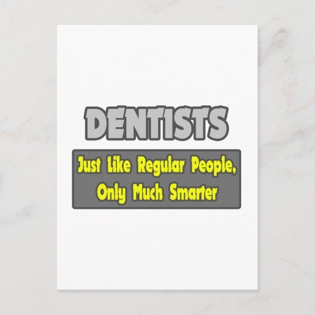 Postal Dentistas... más inteligentes (Anverso)