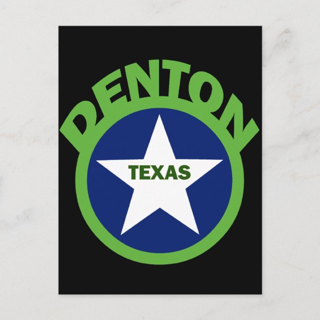 POSTAL DENTON, TEXAS (Anverso)