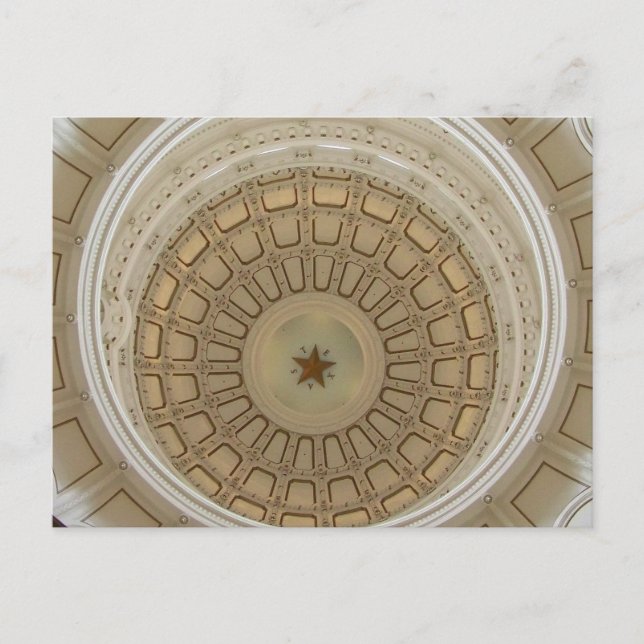 Postal Dentro de la rotonda en el Capitolio de Texas (Anverso)