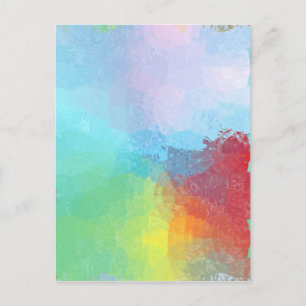 Postal Dentro de un arco iris