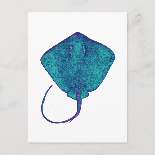 POSTAL DENTRO DEL AZUL (Anverso)