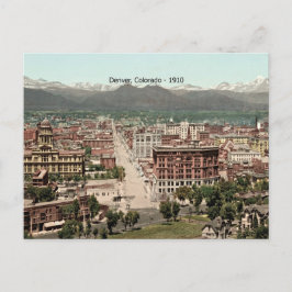 Postal Denver, Colorado - 1910