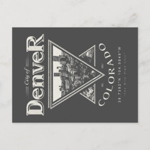 POSTAL DENVER COLORADO SKYLINE