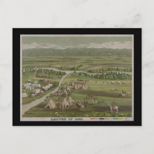 Postal Denver en 1859