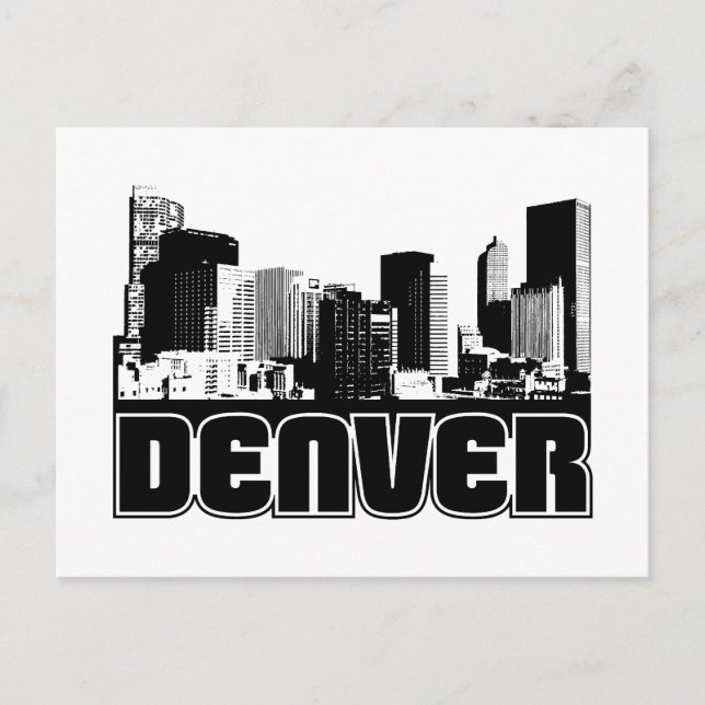 Postal Denver Skyline (Anverso)