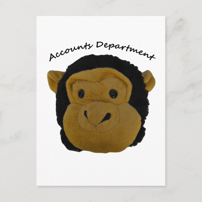 Postal Departamento de Cuentas Sr. Trouble Funky y Divert (Anverso)