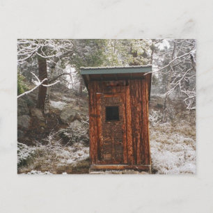 POSTAL DEPENDENCIA EN LA NIEVE