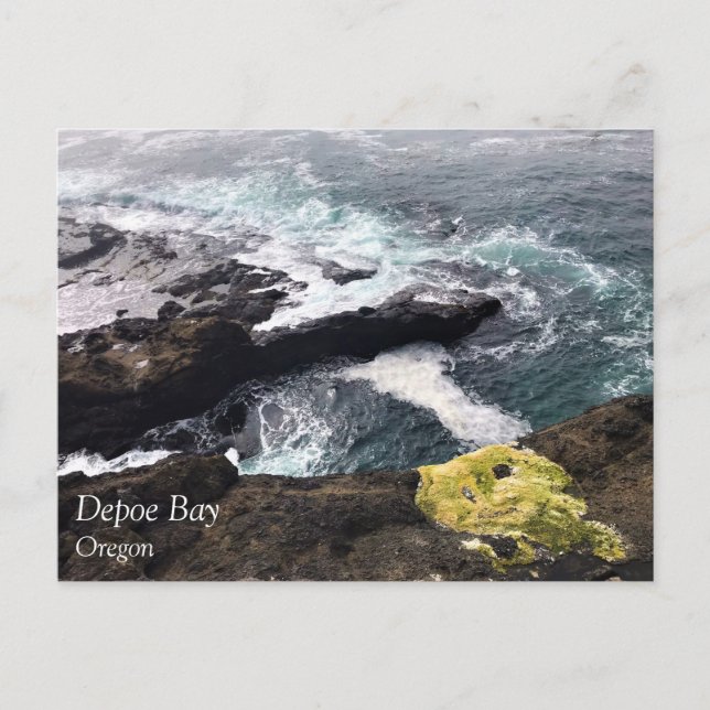 Postal Depoe Bay, Oregón (Anverso)