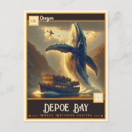 Postal Depoe Bay, Oregón | Vintage