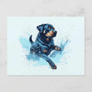 Postal Deporte de agua Rottweiler