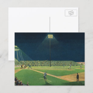 Postal Deportes Antiguos, Partido de Béisbol Nocturno
