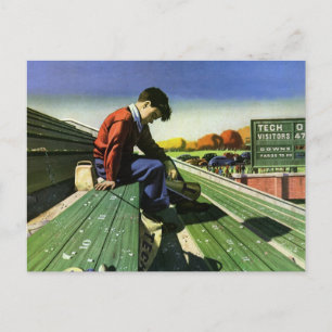 Postal Deportes Antiguos, Triste Hincha de Fútbol con Meg