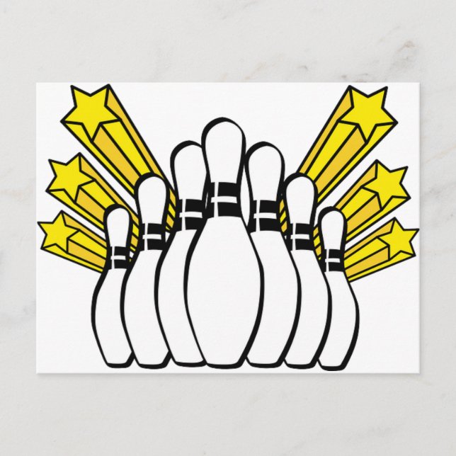 Postal Deportes Ball Bowling Coach Team Game Strike (Anverso)